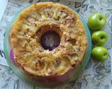 Foto del paso 7 de la receta: Torta invertida de manzanas y maní