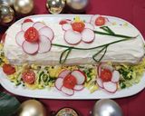 Foto del paso 14 de la receta: Pionono con pollo, rabanitos y tomates cherry