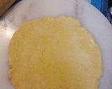 A picture of step 9 of Makki ki Roti with Palak Paneer.