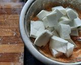 A picture of step 3 of Dhaba style paneer tikka masala gravy.