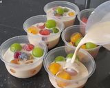 Foto langkah ke 3 dari resep Fruit Jelly Ball.