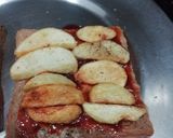 A picture of step 3 of Potato Toast.