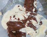 A picture of step 1 of Bread cake/nutella cake.