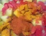 A picture of step 3 of Aloo ki bhujiya.