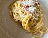 Foto del paso 4 de la receta Carbonara Original Trufada 🧀🥓