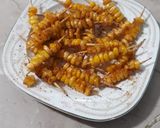 A picture of step 3 of Crispy corn chips 🌽.