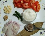 A picture of step 1 of Vitamin D rich Masala Mushroom.