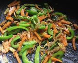 A picture of step 5 of Bread Upma.