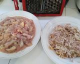 Foto del paso 3 de la receta: Tirillas de pollo con  champiñones cubiertas con  malanga