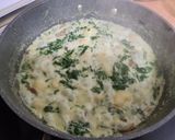 Foto del paso 3 de la receta: Espinacas a la crema con pera y champiñones
