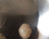 A picture of step 4 of Kaju katli.
