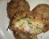 A picture of step 3 of Rice kabab.