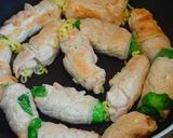 【味王泡麵創意秀】蔬菜豚肉捲的食譜步驟4照片
