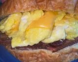 A picture of step 3 of Bacon Egg Cheese on Freshly Baked Croissant.