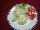 Cena con Sandwish de pollo con ensalada