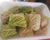 Foto del passaggio 5 della ricetta Involtini di verza ripiena di mamma Jò