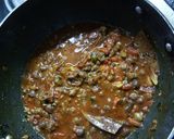 A picture of step 5 of Black chana curry.