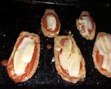 Foto del paso 2 de la receta: Milanesas de berenjena napolitana con ensalada
