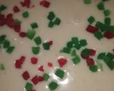 A picture of step 3 of Orange tutti frutti cake.