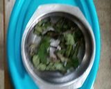 A picture of step 1 of Basil tea.