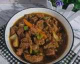 Foto langkah ke 8 dari resep Tongseng Daging Kambing Tanpa Santan.