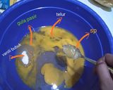 Foto langkah ke 1 dari resep Resep bolu no oven no mixer.