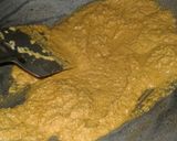 A picture of step 1 of Besan burfi.