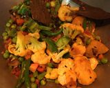 A picture of step 8 of Winter Vegetable Pulao.