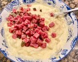 Foto del paso 5 de la receta Calabacín relleno con ricotta y salami