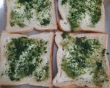 A picture of step 3 of Aloo toast sandwich.