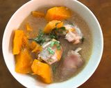 Hình bước làm 4 của món Canh bí đỏ giò heo