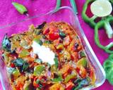 Creamy capsicum sabji recipe step 4 photo