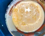 A picture of step 3 of Papaya milkshake.