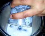 A picture of step 1 of Vanilla Chocolate Ice cream Cold Coffee Using Coffee Creamer.