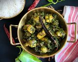 A picture of step 8 of Kolmi Shaak Paneer Bhaja (Water Spinach & Paneer Stir Fry - Bong style).