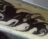 Foto langkah ke 9 dari resep My marble cheese cake.