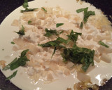 Foto del paso 5 de la receta: Raviolis cinco queso con crema de albahaca