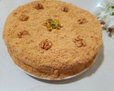 صورة لخطوة 10 من وصفة الكيكة الروسية 🤤🍯👑😍😻👏
