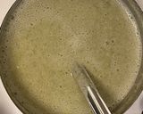 A picture of step 4 of Pesarattu masala dosa.