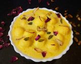 A picture of step 7 of Angoori Rasmalai.