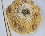 Foto langkah ke 5 dari resep Mie Instan Carbonara.