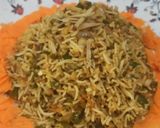A picture of step 4 of Veg fried rice.