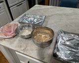 A picture of step 5 of Baked Honey Nut Chicken Breasts.