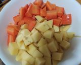 A picture of step 6 of Carrot and Potato Dal/Dhal/Daal.