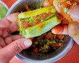 A picture of step 4 of Stuffed Bitter Gourd.