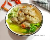 Foto langkah ke 4 dari resep Tekwan Kerikil Tenggiri (Topping seadanya).