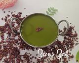 A picture of step 4 of Pudina Anardana Chutney/Mint and Dried Pomegranate Chutney.