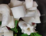 A picture of step 1 of Radish salad.