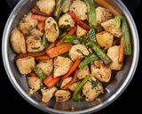 Hähnchen mit Paprika Rezeptschritt 4 Foto