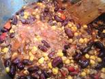 Chilis bab, gluténmentes lángossal recept lépés 6 foto